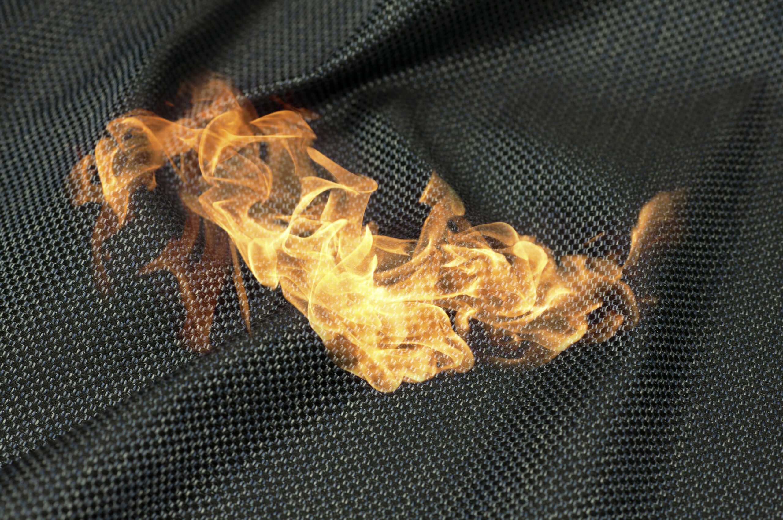 Customised fire-retardant fabrics